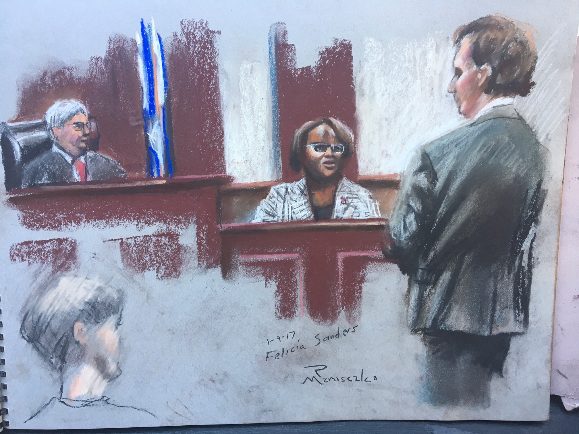 Roof 1-9-17 Felicia Sanders Testifies During Sentencing